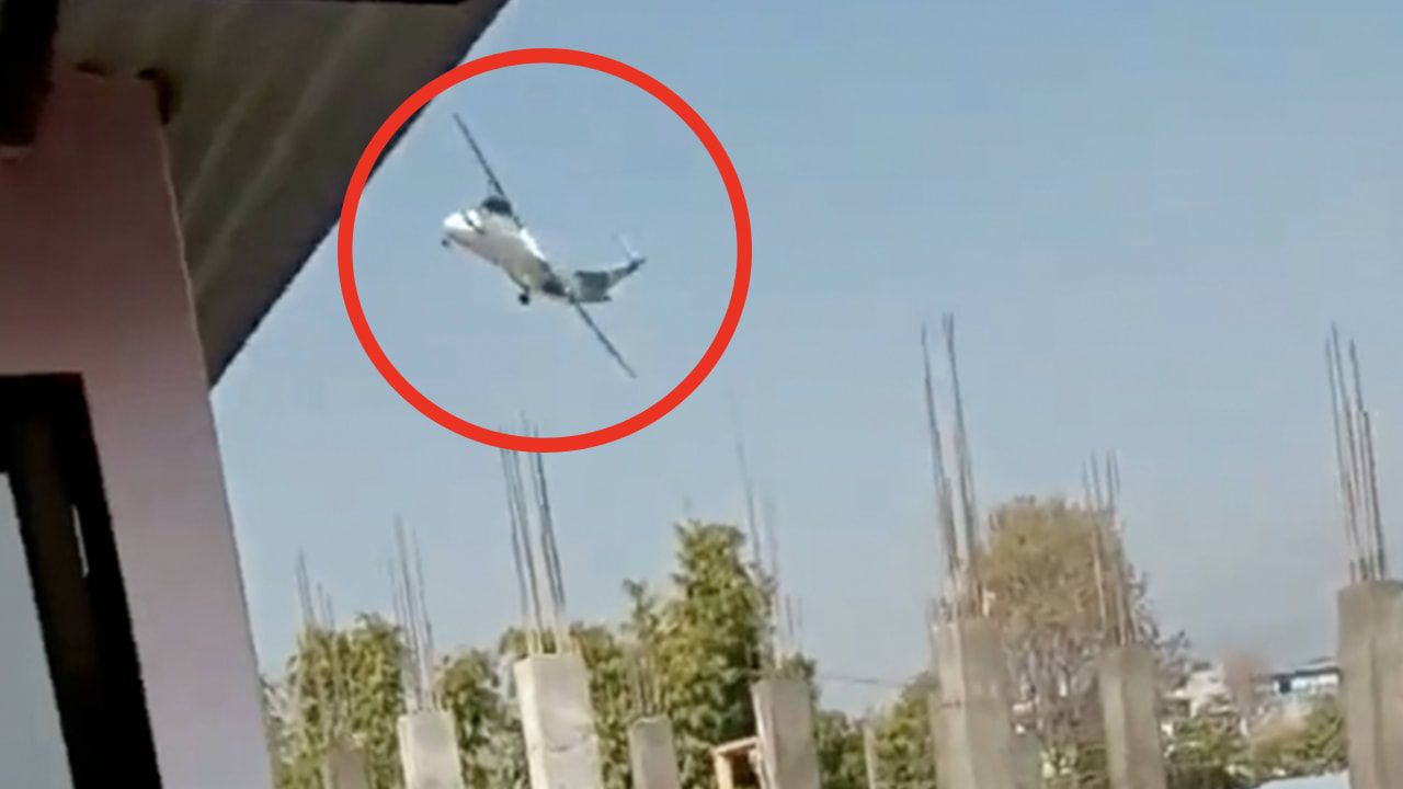 Laatste seconden vliegtuigcrash Nepal gefilmd: toestel vliegt ondersteboven