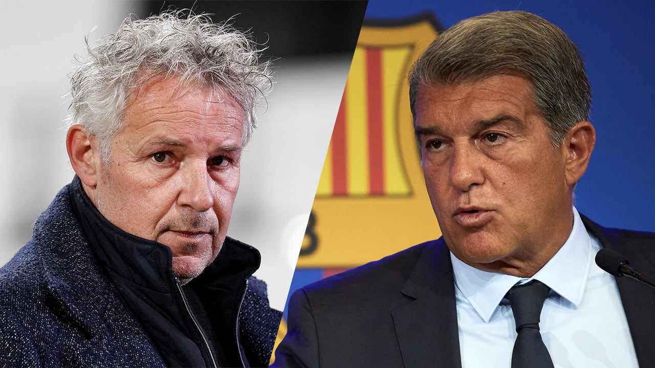 Barcelona-president Laporta pakte telefoon van NOS-verslaggever af: 'Wis deze beelden'