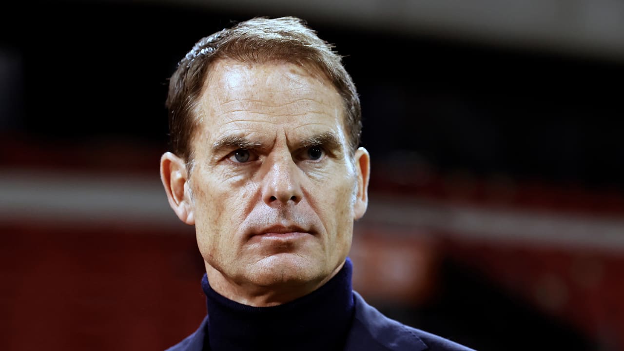 Vertrek van bondscoach Frank de Boer is aanstaande