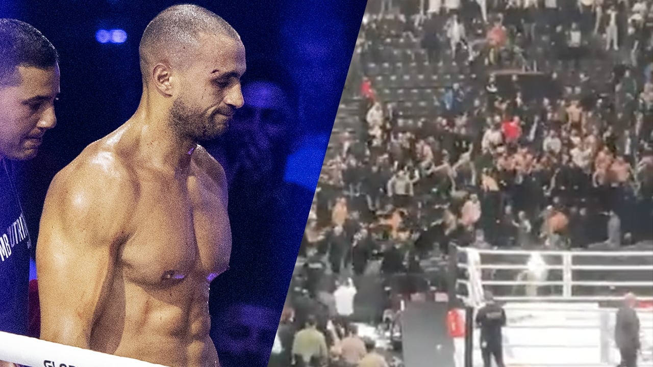 Glory-gevecht Badr Hari gecanceld in Hasselt na massale vechtpartij tussen hooligans