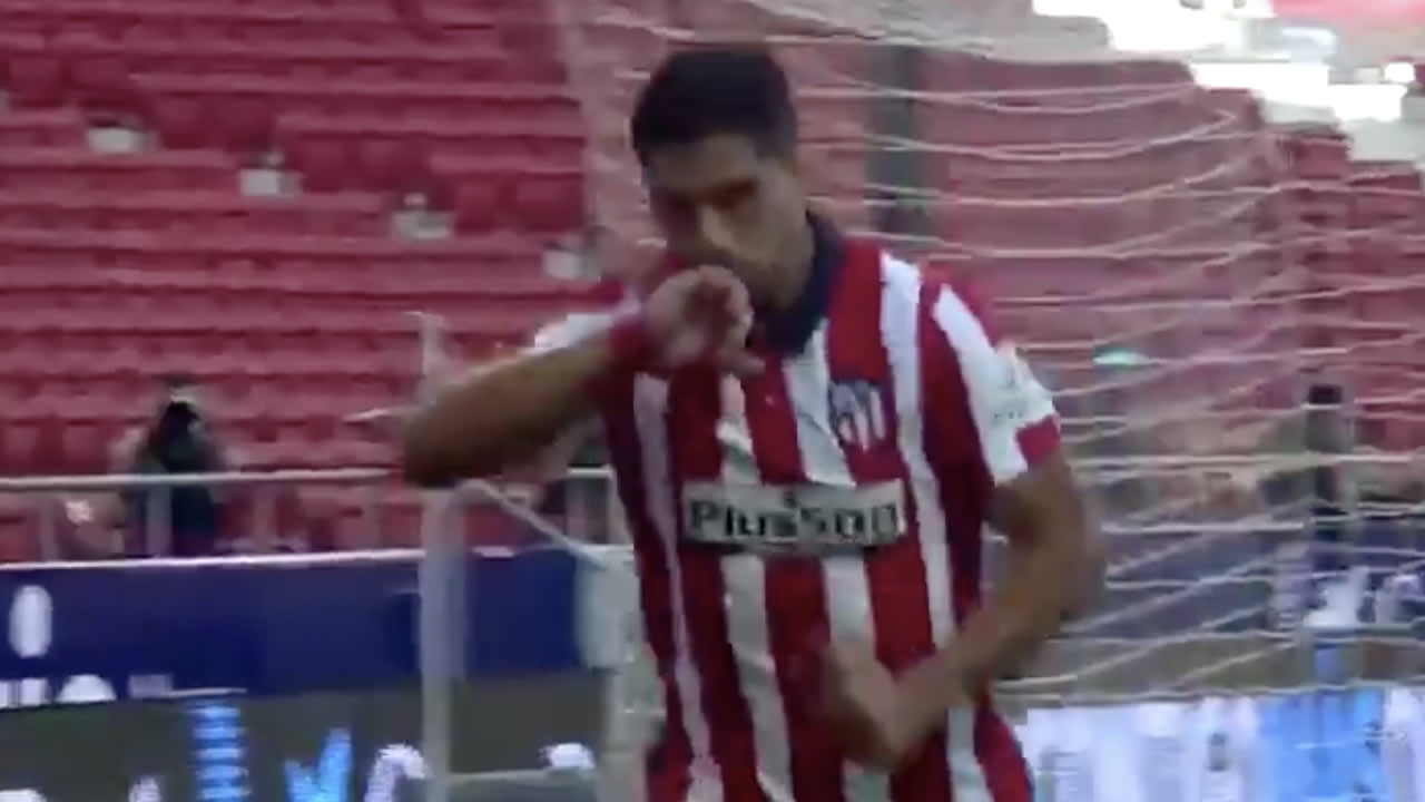 Twee goals en assist in 20 minuten voor Suarez bij Atlético-debuut