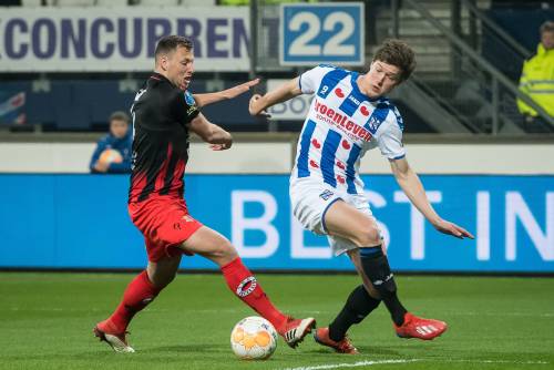 Heerenveen pas in extra tijd langs Excelsior