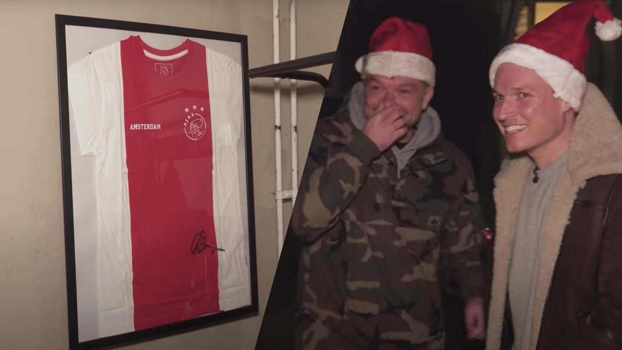 Gierige Gasten hangen Ajax-shirt in huis van diehard Feyenoord-fan