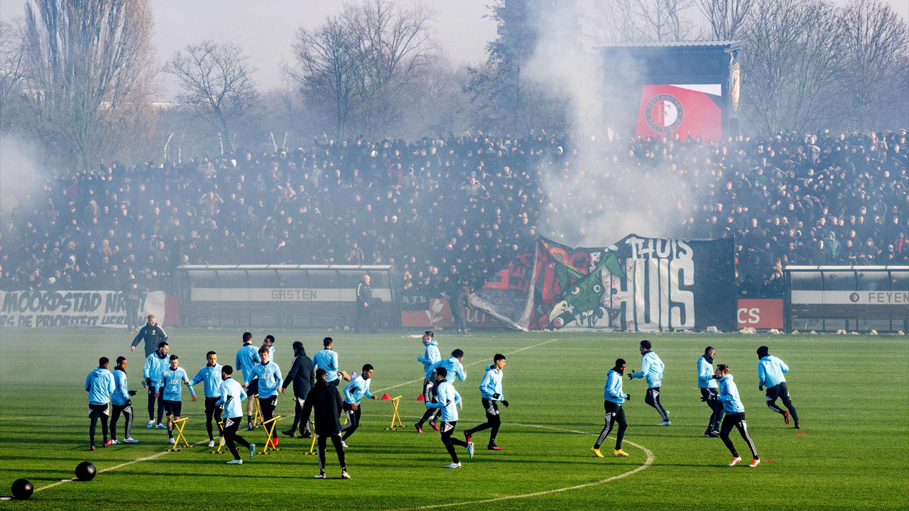 Laatste training Feyenoord voor Klassieker niet geheel openbaar