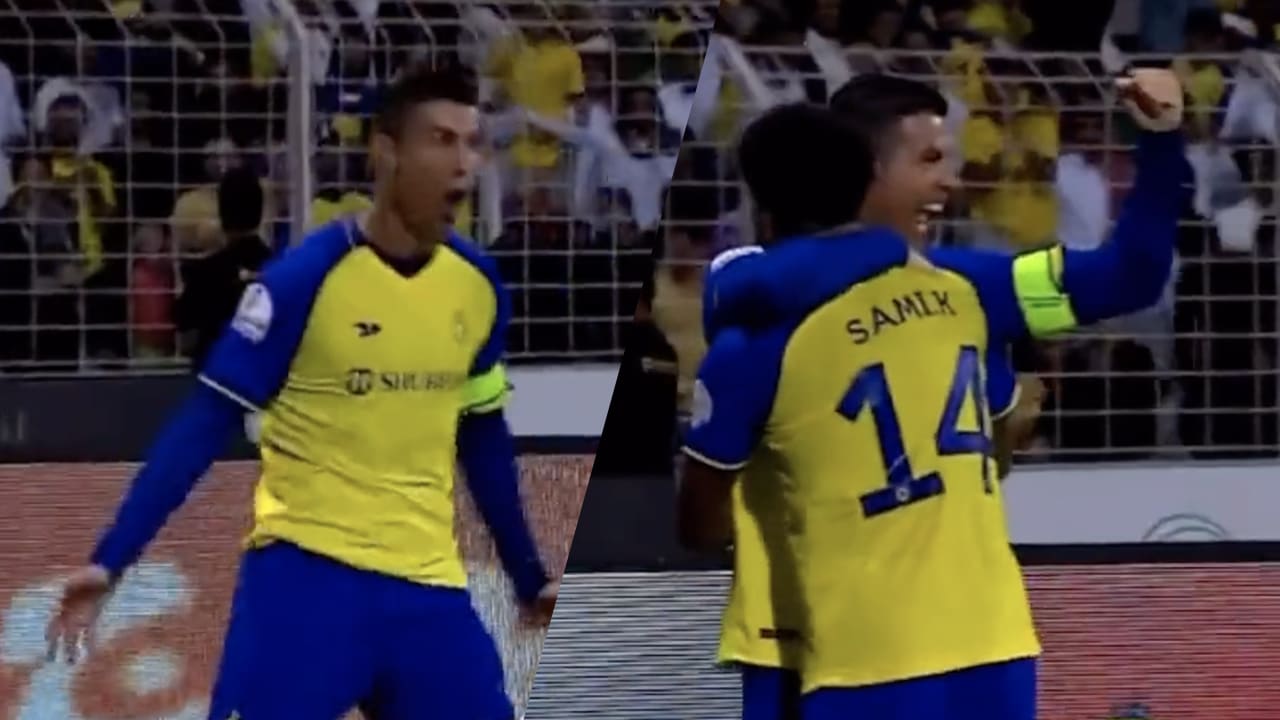 Ronaldo uitzinnig na hattrick voor Al Nassr in Saoedische Premier League