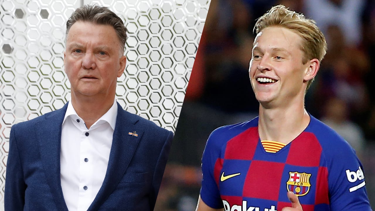 Van Gaal: 'Frenkie de Jong zou centraal achterin moeten spelen bij Barça'