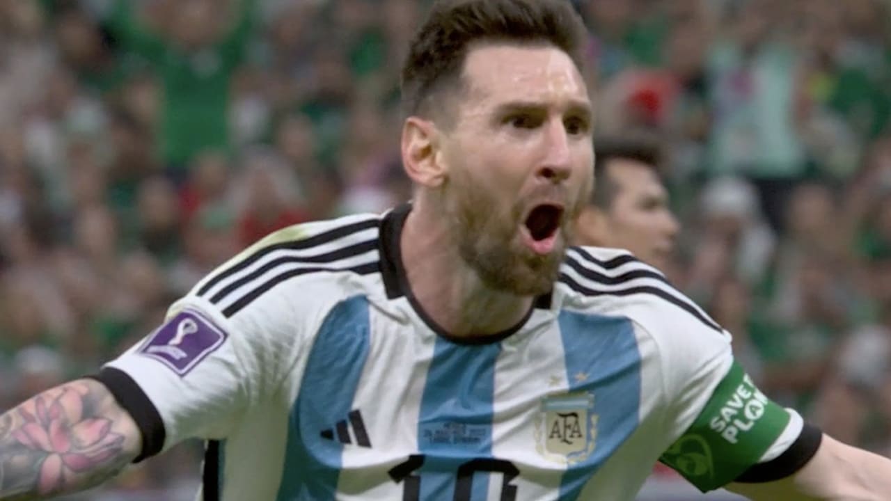 Videogoal: Messi zorgt met prachtige uithaal voor bevrijdende goal Argentinië