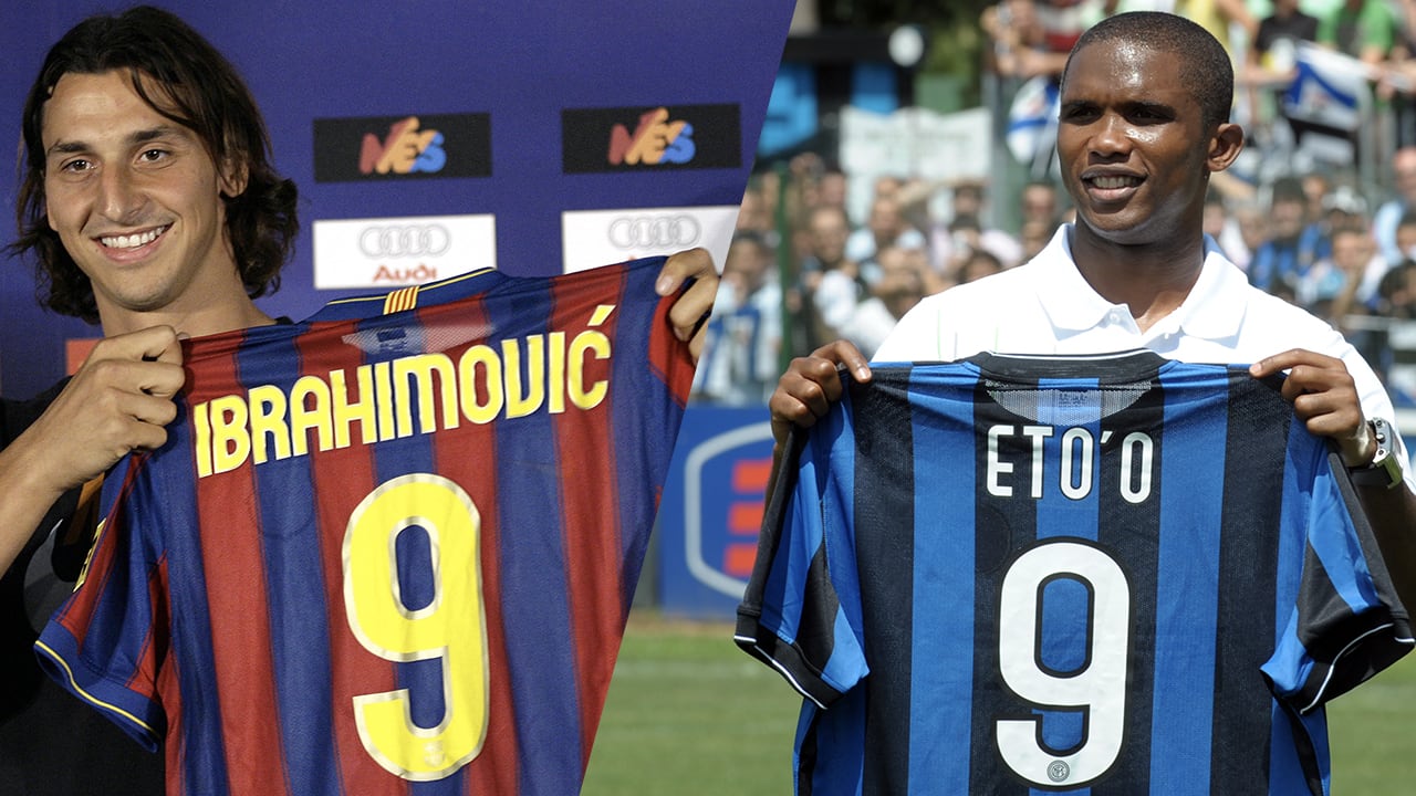 Vandaag in 2009: Inter en Barça ruilen Zlatan en Eto'o 