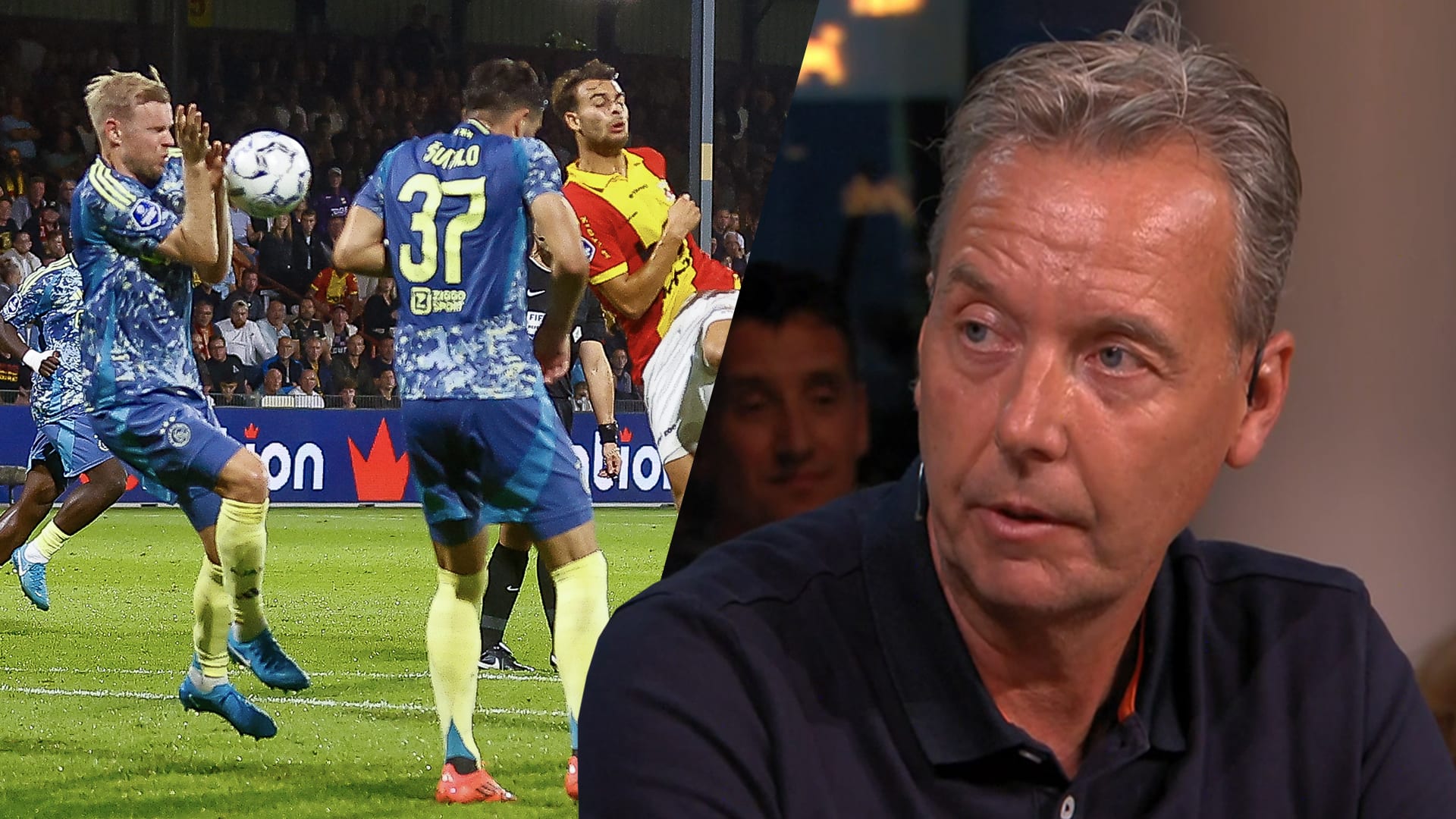 Valentijn begrijpt woede bij Go Ahead Eagles: ‘Dit is gewoon een penalty’