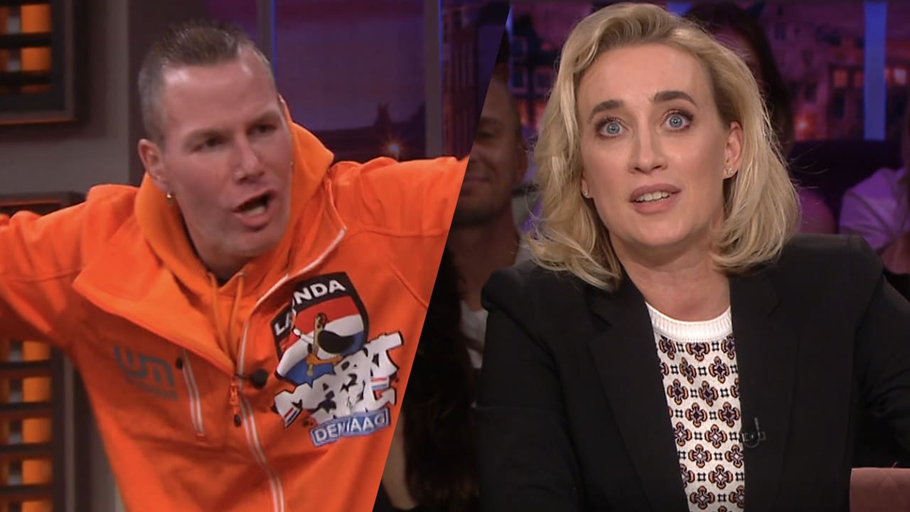 Video: Oranjesupporters lopen boos weg bij uitzending van Jinek