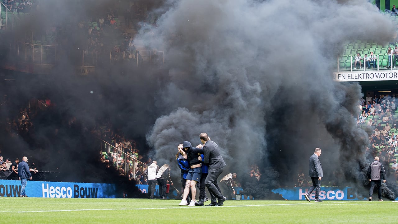 Veldbestormer die FC Groningen - Ajax stillegde niet vervolgd