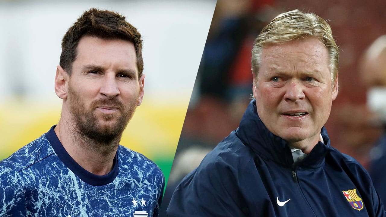 Koeman keek op van Messi: 'Daar is hij een week serieus boos over geweest'