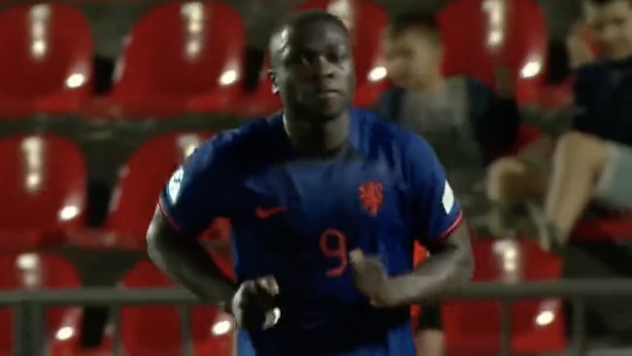 Videogoal: Brobbey redt een punt voor Jong Oranje tegen Jong Portugal