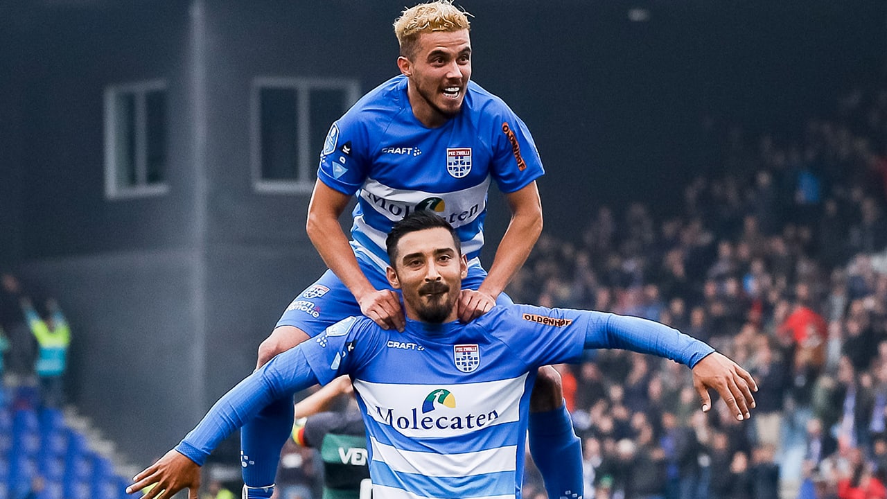 PEC Zwolle wint strijd onderin ranglijst van ADO