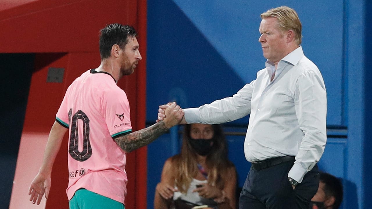 Messi neemt het op voor ontslagen Koeman: 'Hij is oneerlijk behandeld'