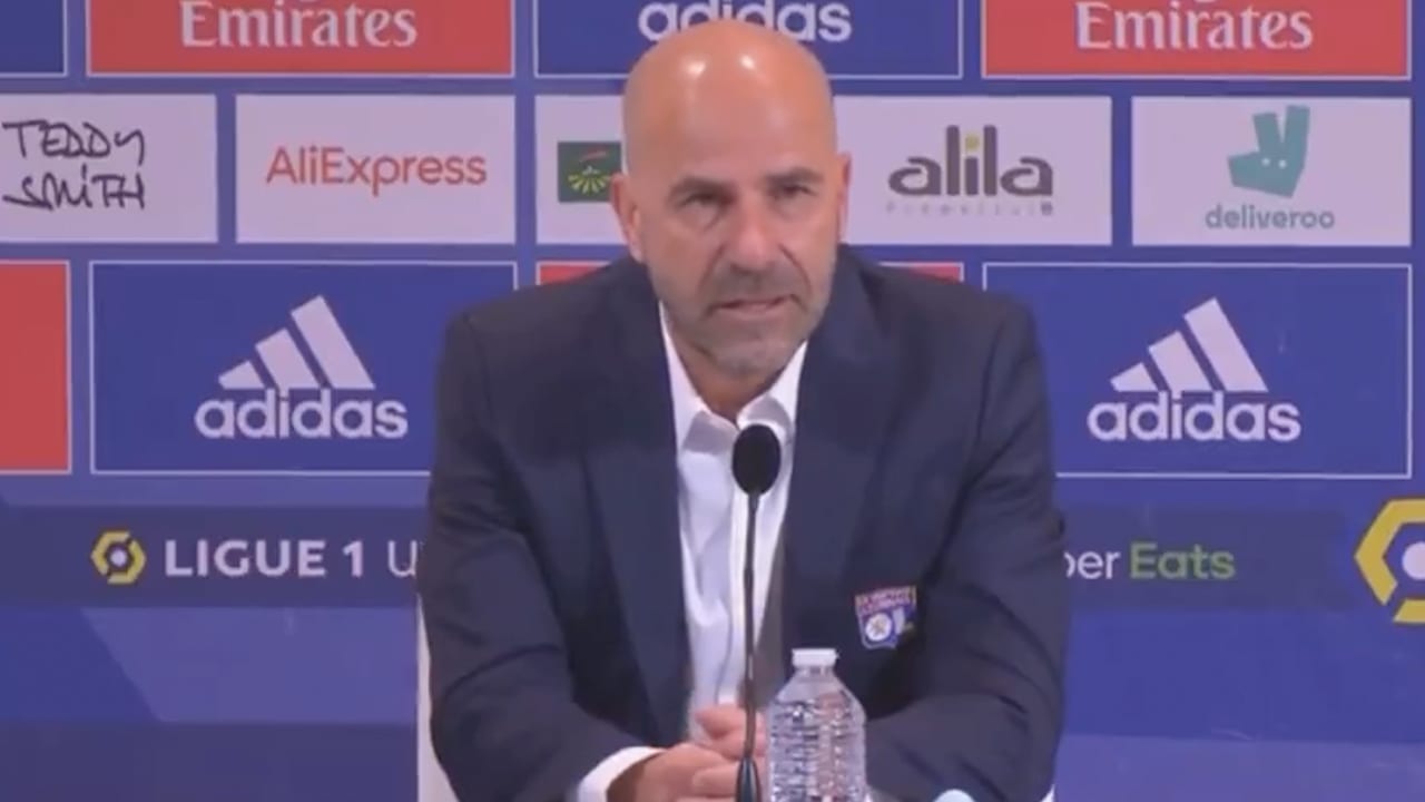 Bosz heeft geen taalcursus nodig en presenteert zich in vloeiend Frans bij Lyon