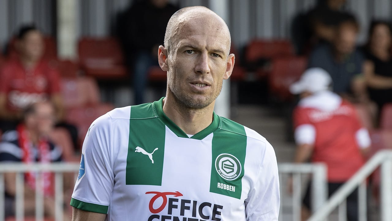 Robben ontbreekt week na rentree in volgende oefenduel Groningen