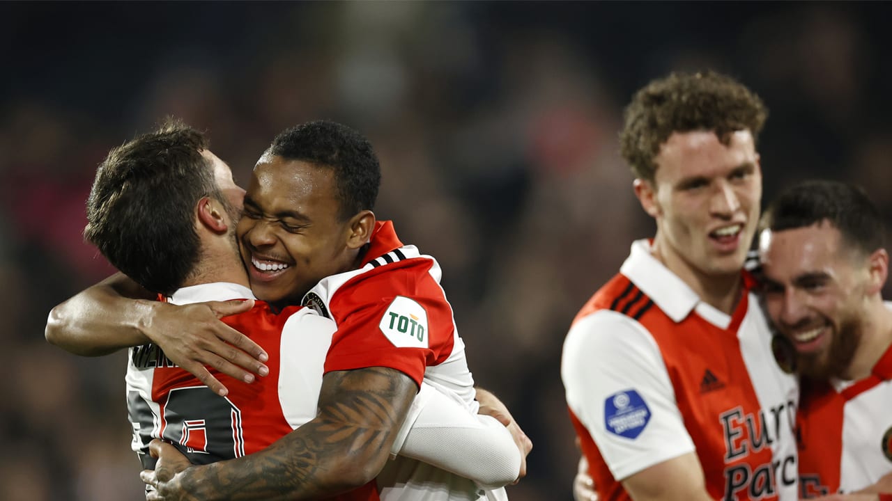 Feyenoord wint ruim van RKC (5-1) en ziet titel dichterbij komen