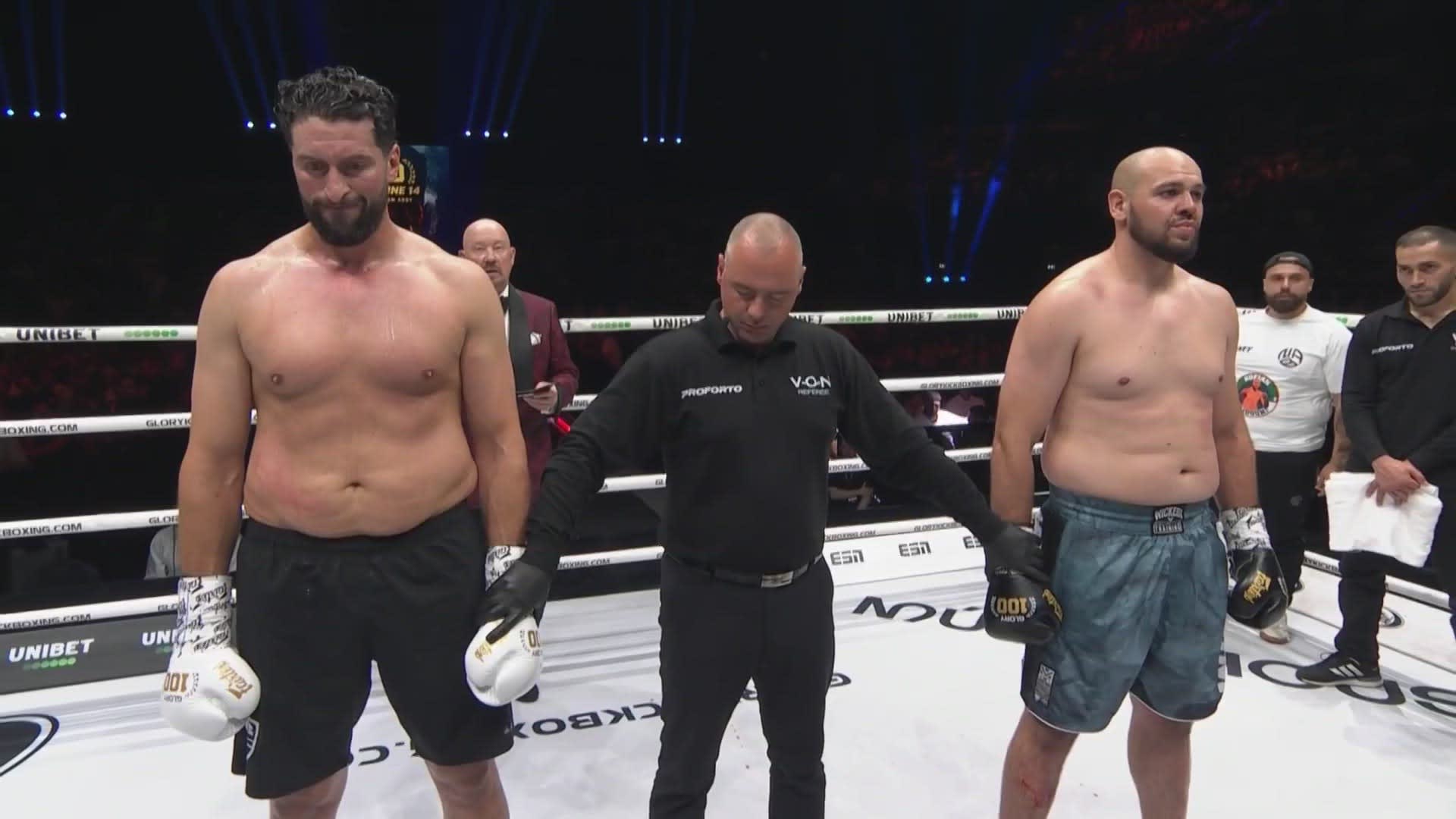 Sofian Laidouni wint van Jamal Ben Saddik - GLORY 100