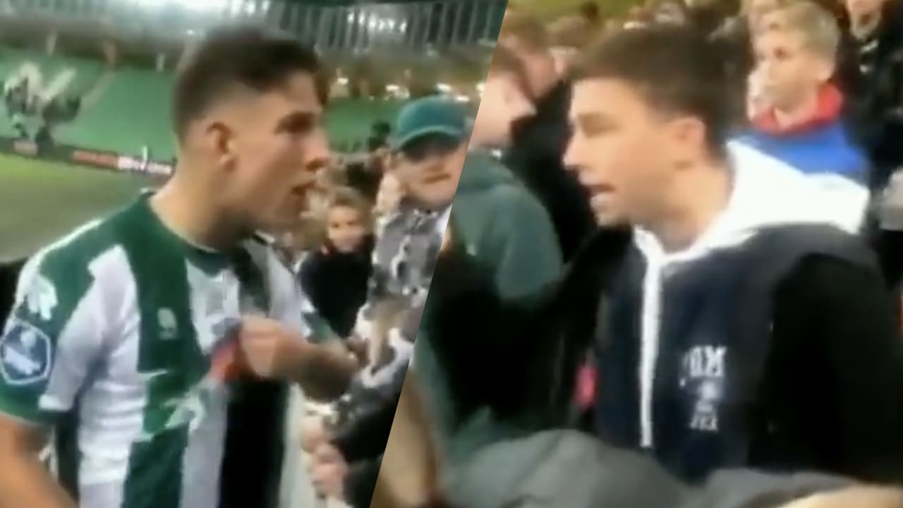 FC Groningen-speler Suslov bijna op de vuist met supporter: 'Shut the f*ck up!'