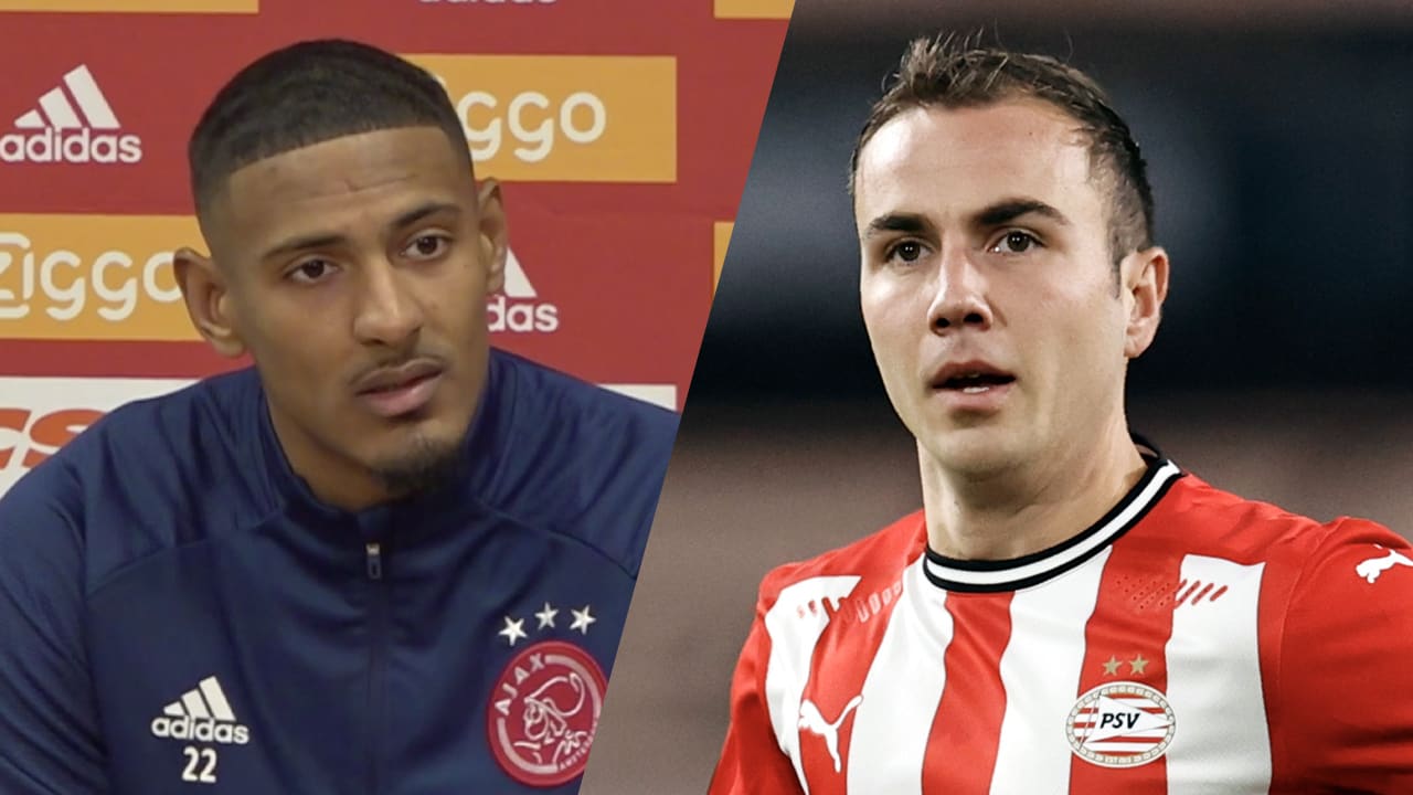 Ajax zonder Haller, Götze ontbreekt bij PSV