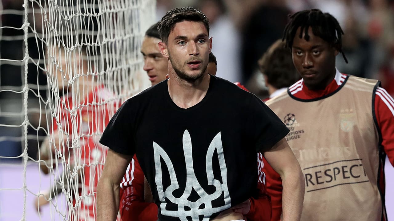 UEFA-straf dreigt voor Oekraïner van Benfica na doelpunt tegen Ajax