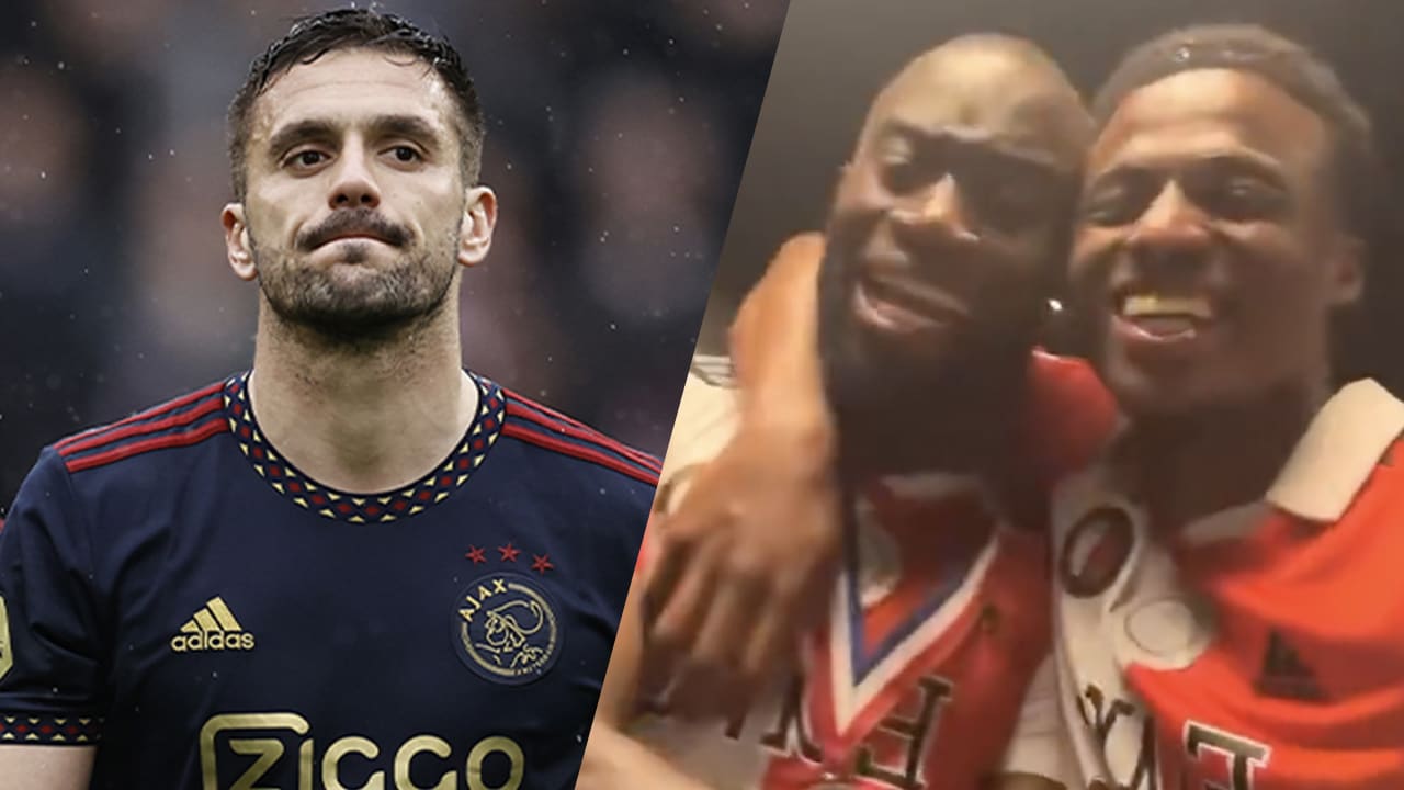 Video: Geertruida schreeuwt bekende uitspraak van Tadić: 'Pak schaal!'