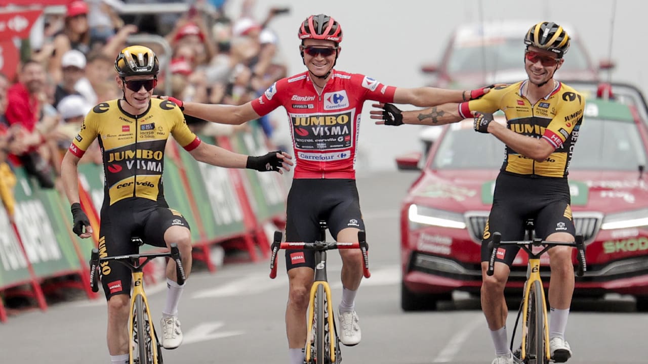 Jumbo-Visma wint met Sepp Kuss in Vuelta ook derde grote ronde van dit jaar