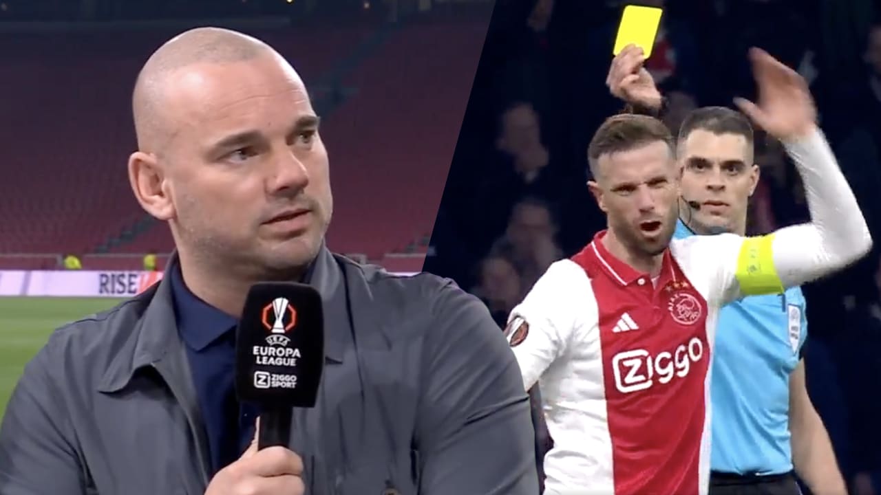 Wesley Sneijder hekelt Jordan Henderson na gele kaart: 'Dit kan niet!'