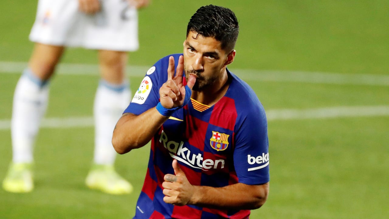 'Blessure Barca-spits houdt Suárez in Barcelona'