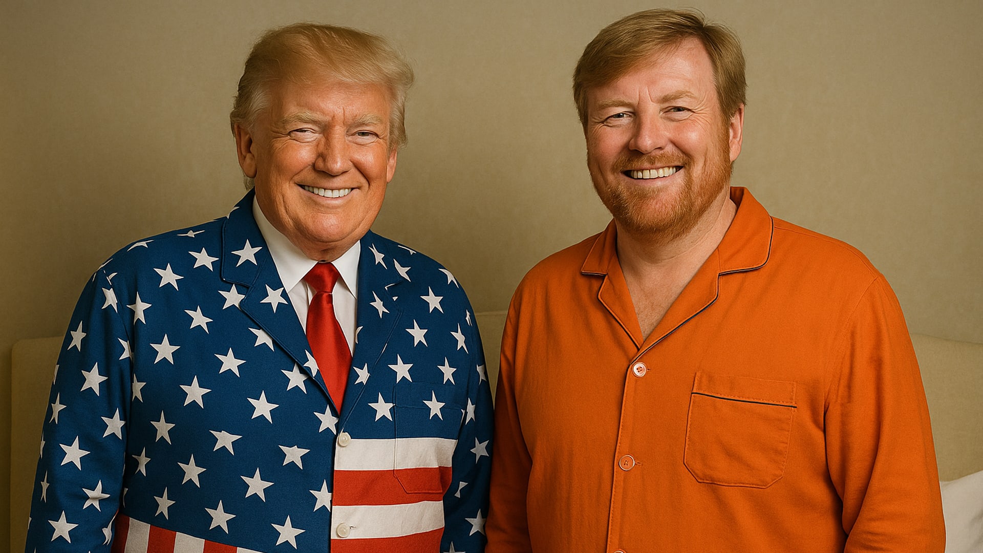 Trump slaapt vanavond bij koning Willem-Alexander op paleis Huis ten Bosch