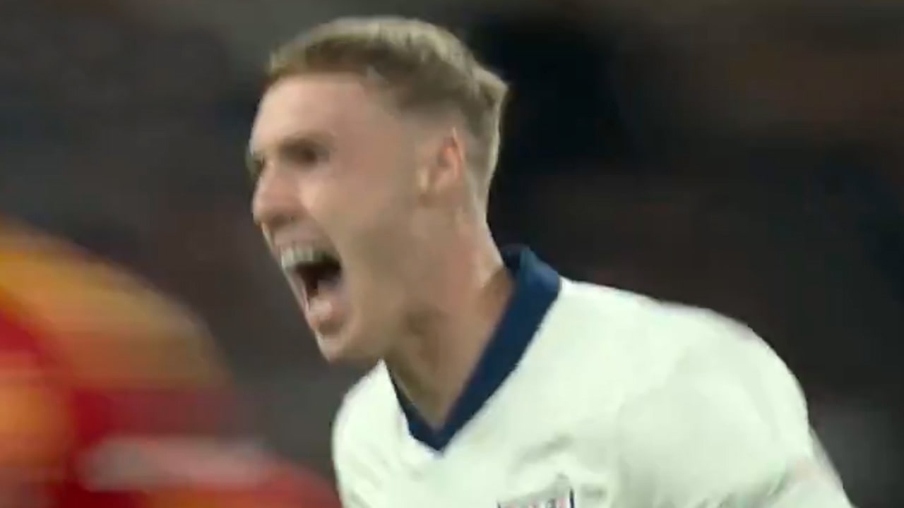 Videogoal: Cole Palmer brengt Engeland op gelijke hoogte met Spanje