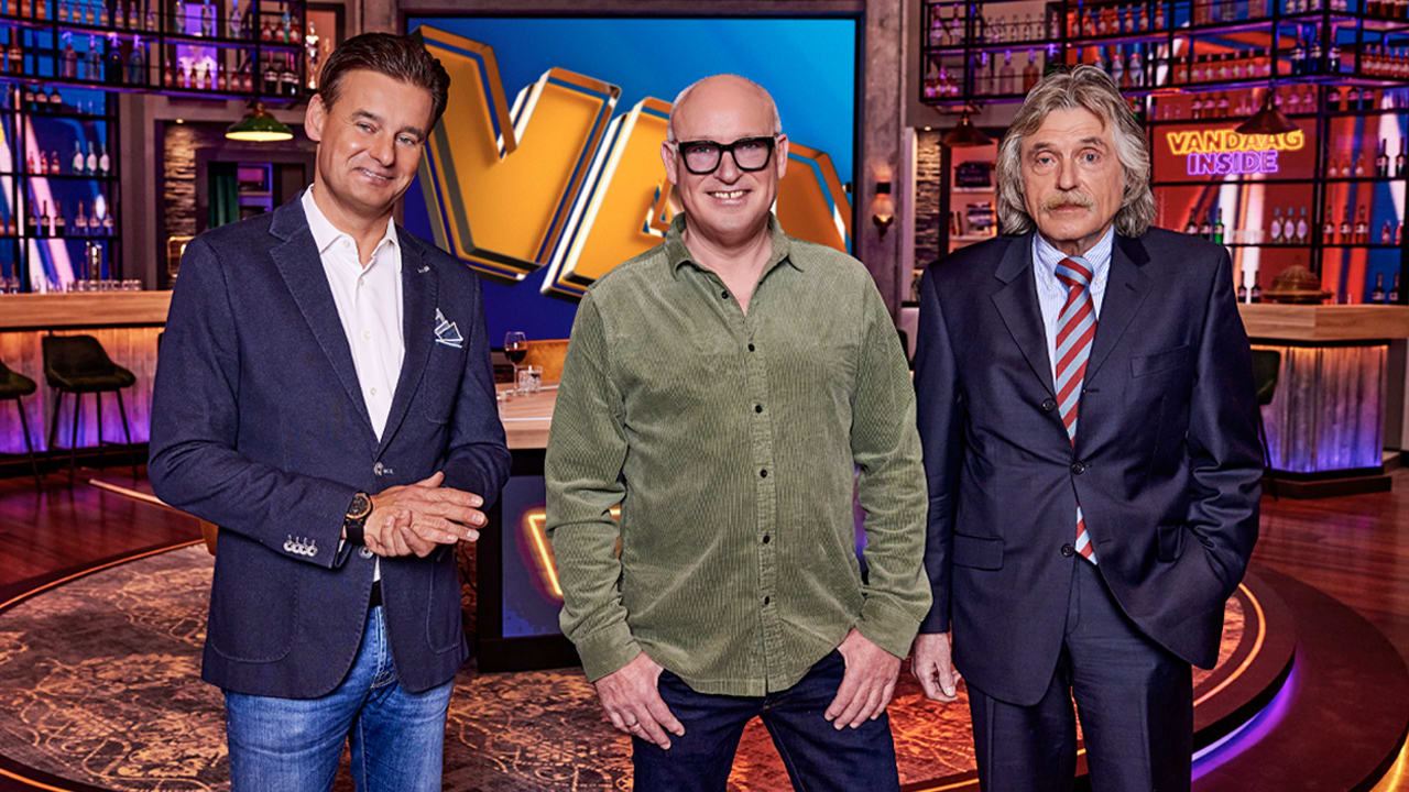 Johan, Wilfred en René maken op vrijdag langere uitzending van Vandaag Inside