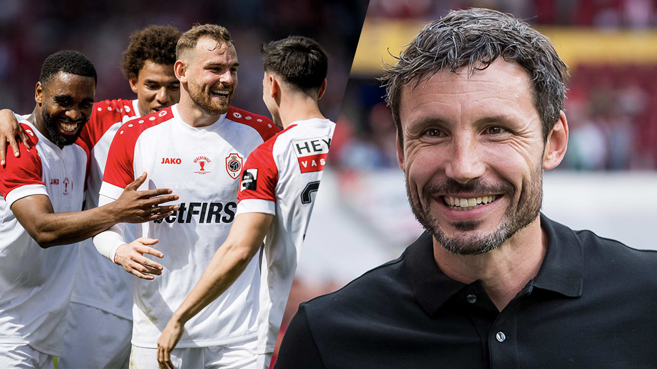 Van Bommel grijpt eerste prijs als trainer: Nederlands getint Antwerp wint Belgische beker