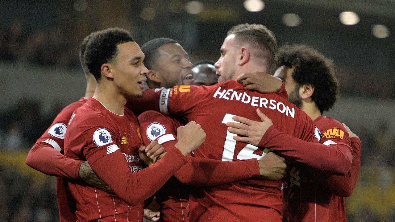 Liverpool met veel moeite langs Wolverhampton