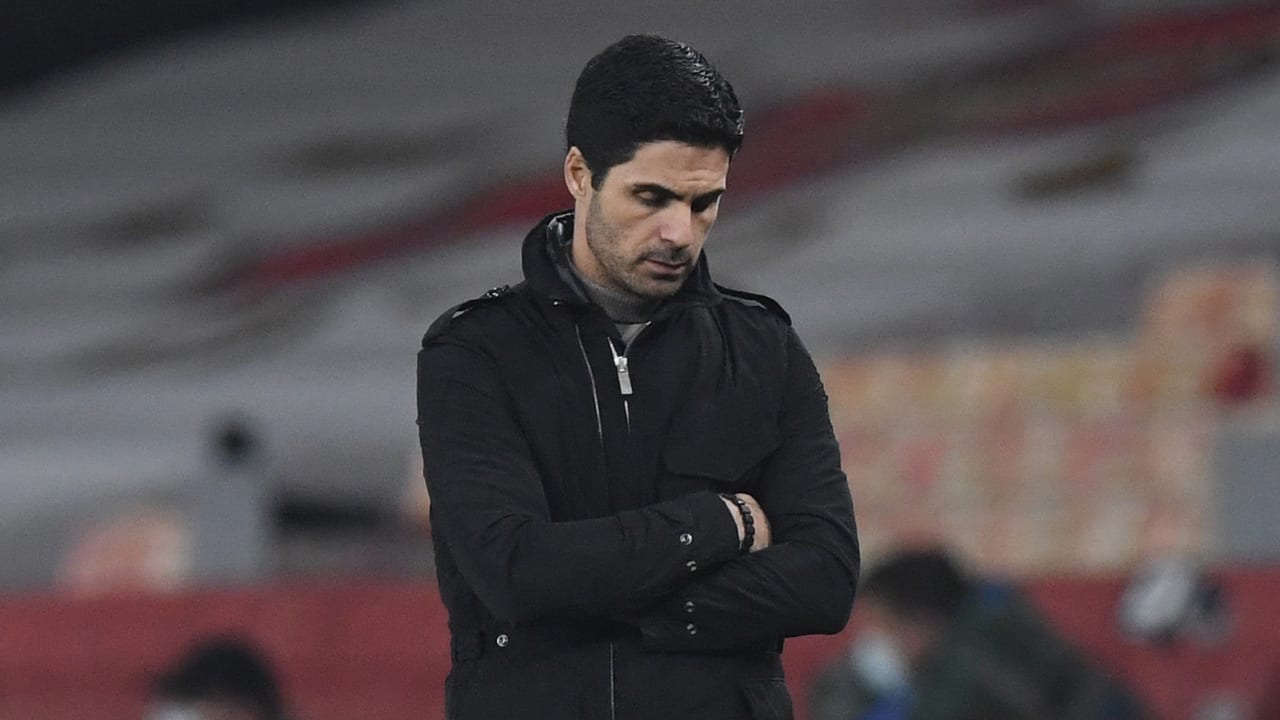 Geplaagde Arteta weigert op te geven bij Arsenal