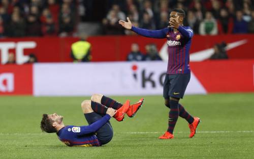 Barcelona struikelt zonder Messi in Sevilla