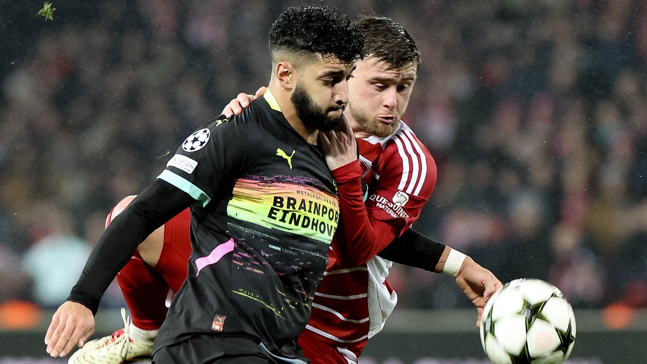 PSV verliest van Stade Brest in de Champions League