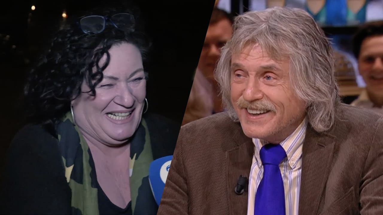 Caroline: 'Als ik een Belgische knol ben, dan is Johan Derksen een lekkere hengst!'