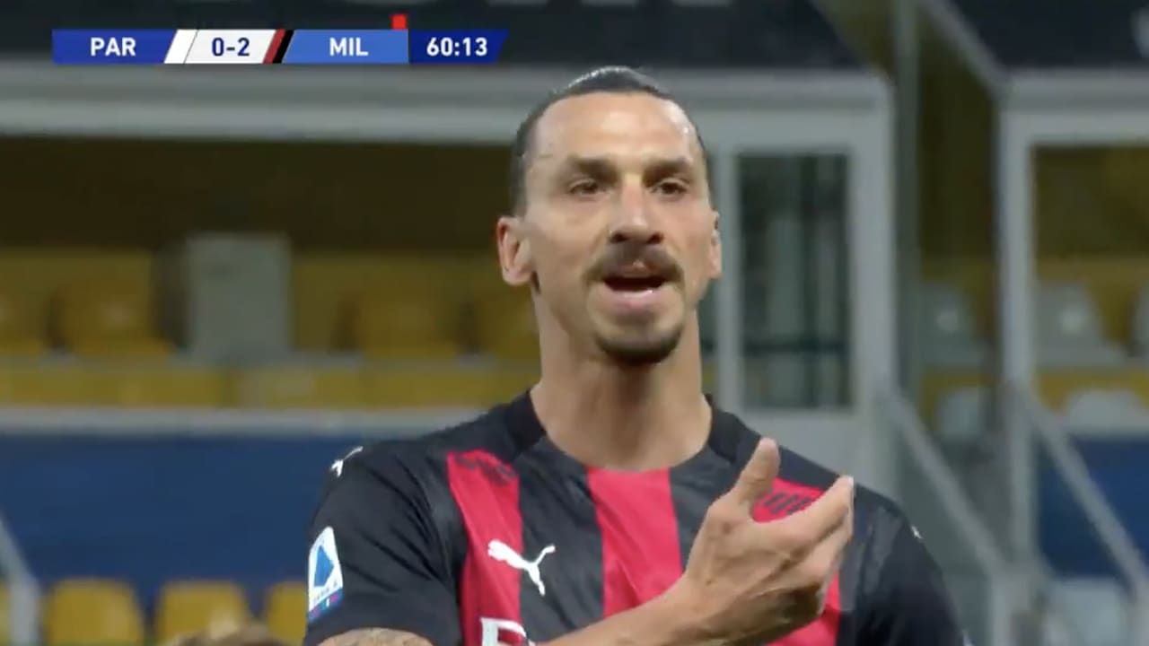 AC Milan 1 duel zonder Ibrahimovic na rode kaart tegen Parma 