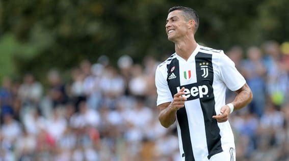 Ronaldo maakt eerste doelpunt in shirt van Juventus