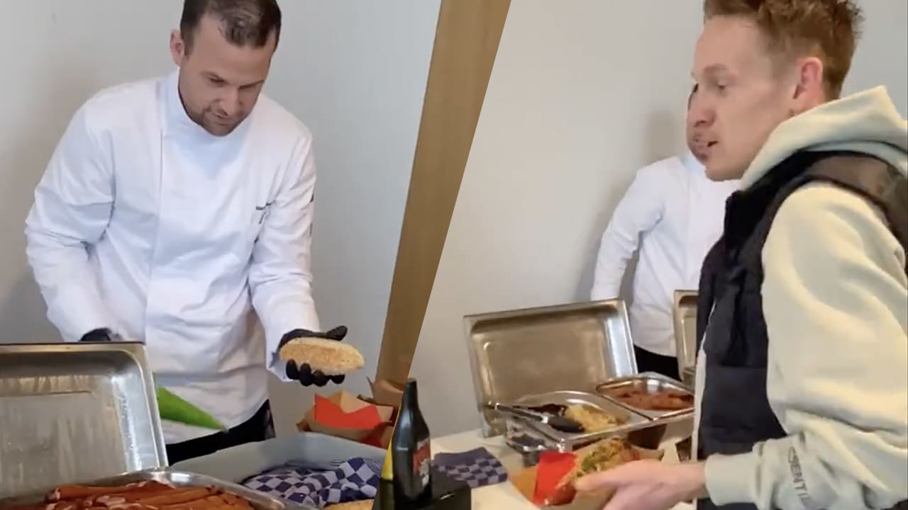 Toornstra langs takeaway Feyenoord: 'Waar is de prullenbak, pleur hem gelijk weg!'