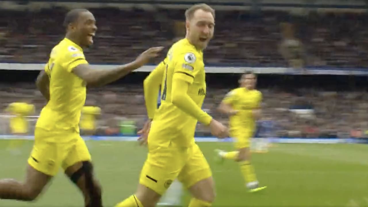VIDEOGOAL: Eriksen maakt eerste Premier League-goal sinds terugkeer