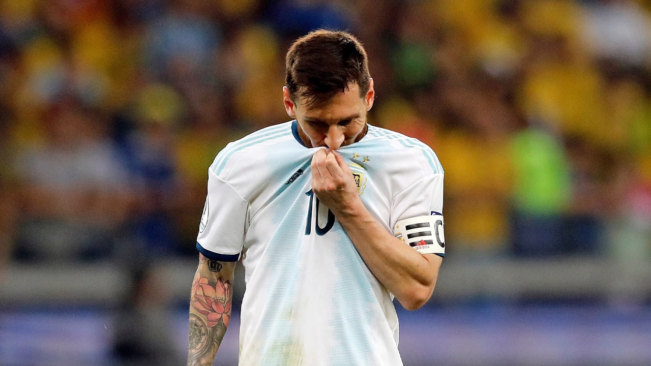Messi opnieuw zonder prijs met Argentinië