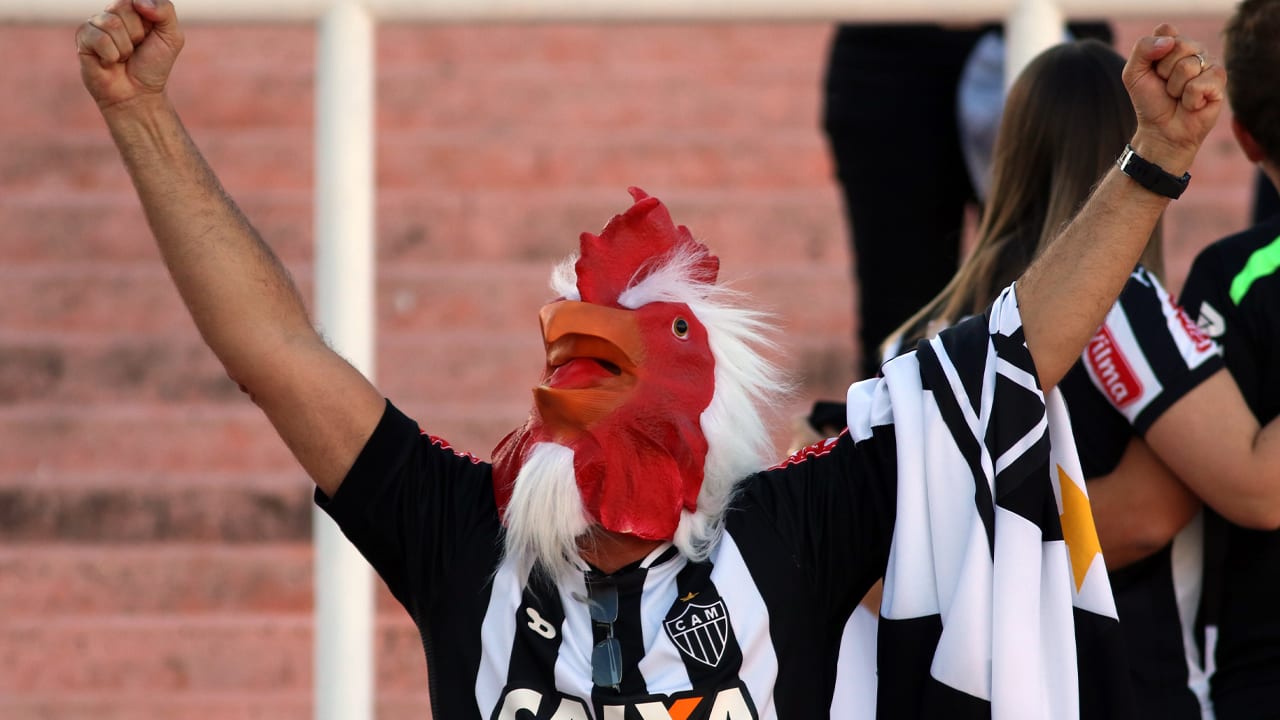 Mascotte Braziliaanse voetbalclub geschorst voor haantjesgedrag