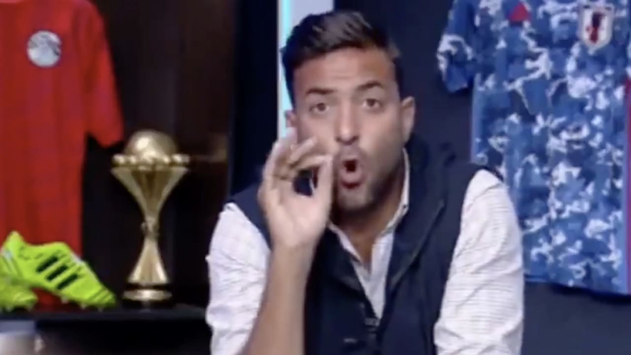Mido fileert feestende Salah op Egyptische televisie