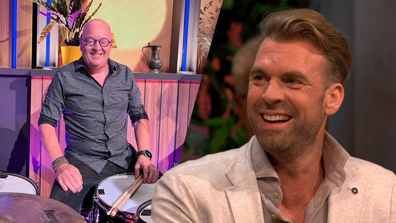Rutger Castricum spot Talpa-directeur achter drumstel: ‘Frans Klein op de drums?’