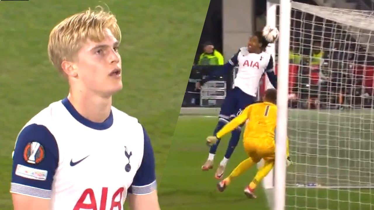Videogoal: AZ dankzij bizarre eigen goal op voorsprong tegen Tottenham Hotspur