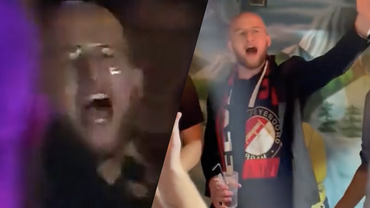 Video: Trauner viert feest in De Après Skihut in Rotterdam: 'Mijn Feyenoord!'