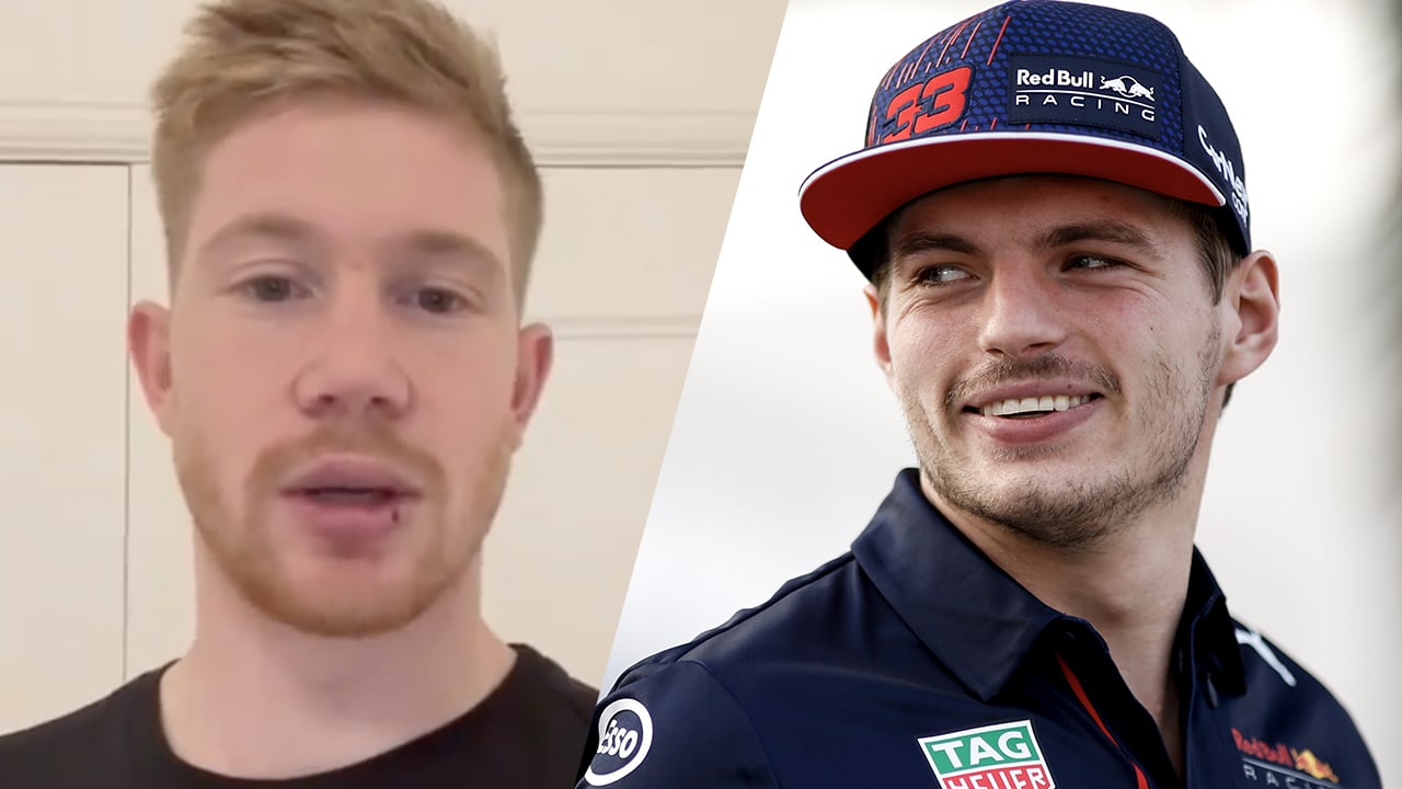 Kevin de Bruyne spreekt mooie videoboodschap in voor Max Verstappen